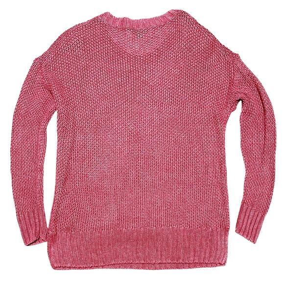 J.Crew Coral Beach Open Knit Sweater size Small - Picture 3 of 7